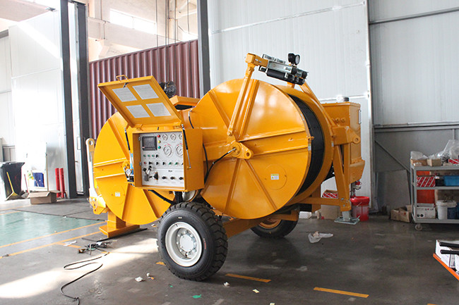 77kw 103hp Diesel Engine Hydraulic Tensioner for 2 bundled conductors transmission line