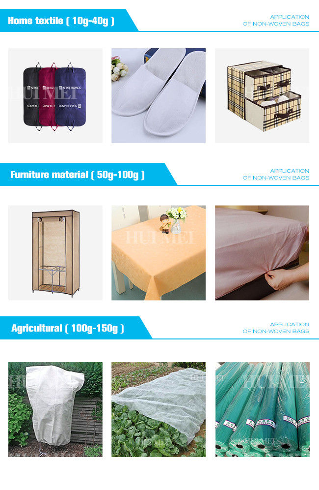 1.8m 140gsm Waterproof Eco Friendly Non Woven Fabric ODM OEM