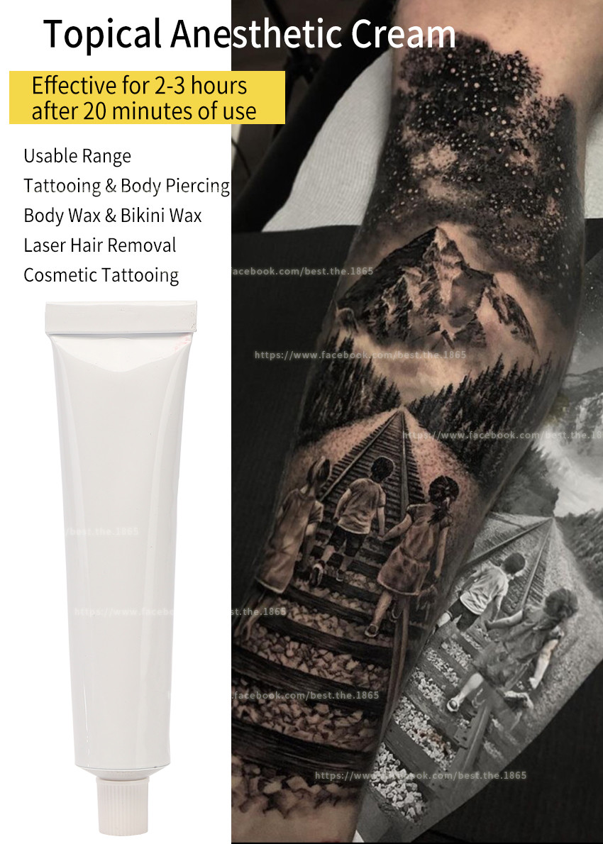 Waxing Tattoo Painless White Tube 30G Numb Anesthetic Cream White 30g Lidocaine Topical Cream