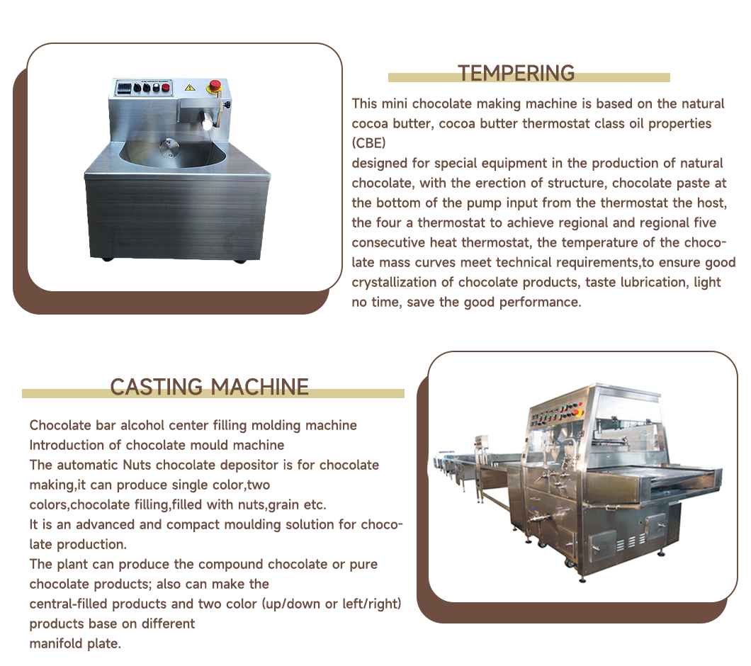 Oatmeal Raffaello Chocolate Production Line Chocolate Making Equipment