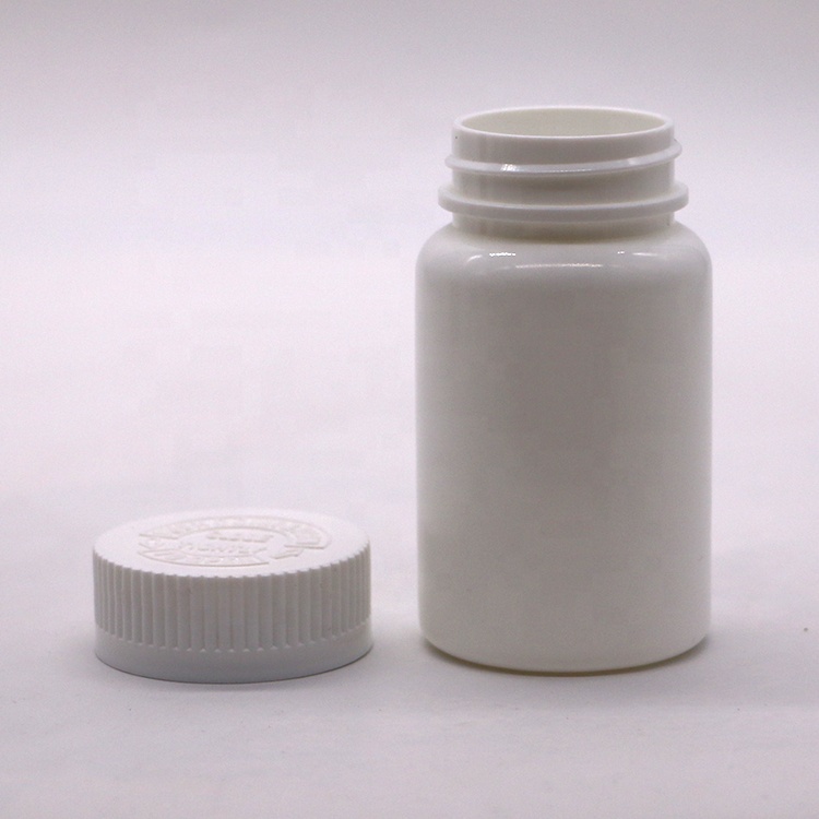 Custom Color Label Stickers 100ml HDPE Plastic Bottle for Supplement Pill Capsules