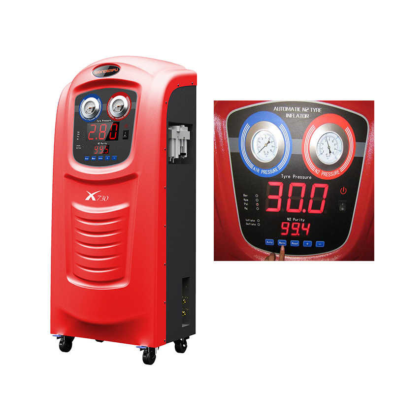 70kg Nitrogen Gas Tyre Filling Machine 70 Degree 40 Litre Capacity