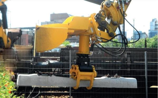 High Performance Hydraulic Trencher Rail Attachments High Construction