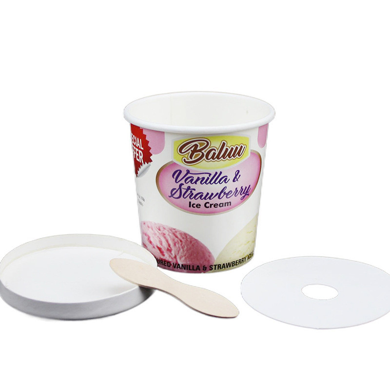 OEM ODM Paper Frozen Yogurt Cups