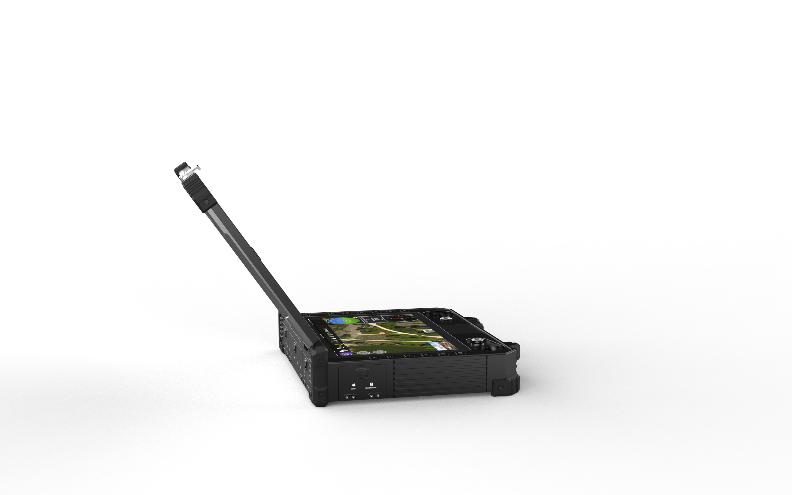 Linux OS UAV Ground Station with 13.3in 1920x1080 1000 CCD screen