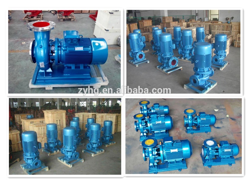 High Efficiency Single Stage Single Suction Centrifugal Hot Water Pump ISW
