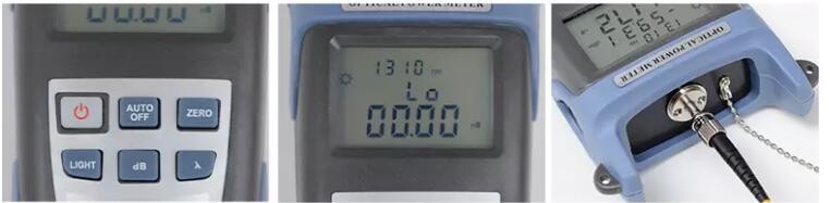 1.5V LED Display FTTX FTTB Handheld Optical Power Meter