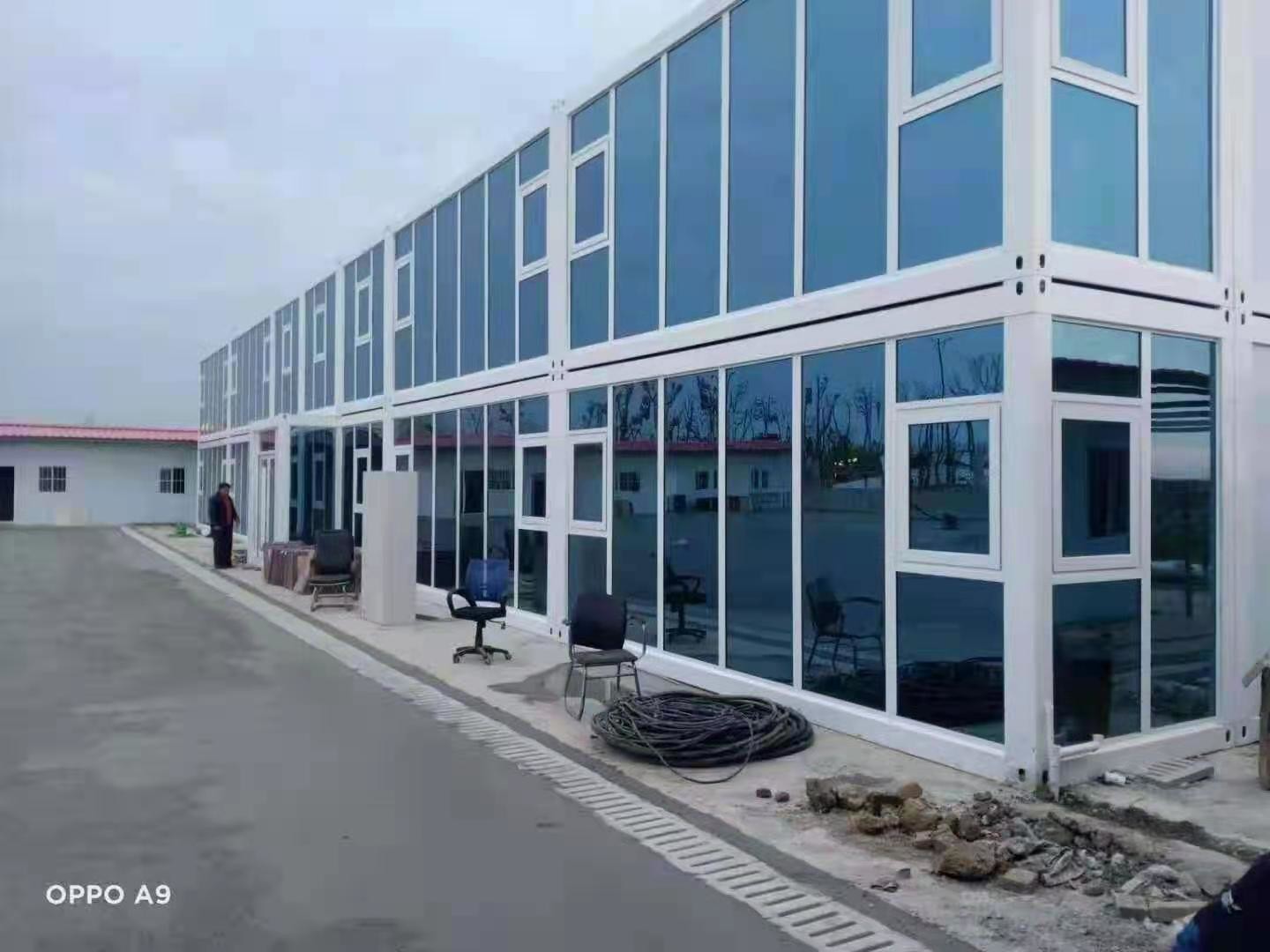 20 feet 40 feet Movable Prefabricated House For Villa Office Public Toilet