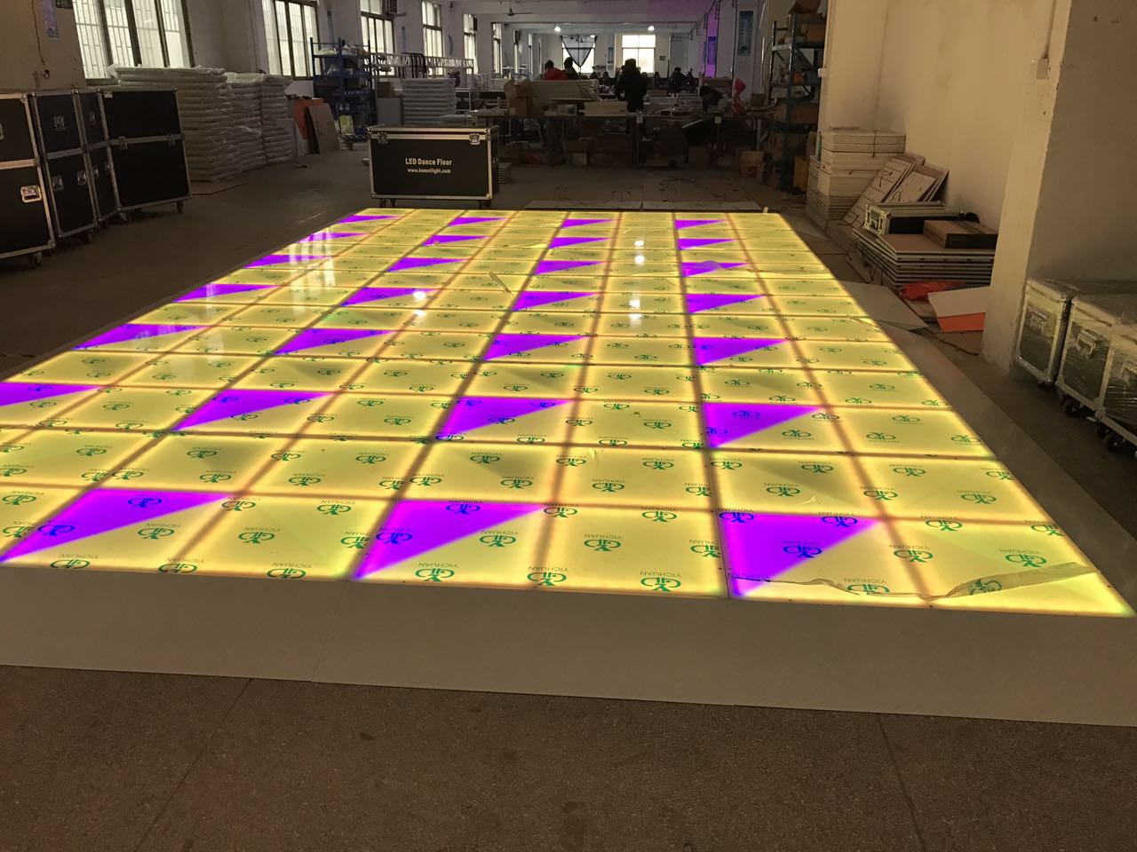 RGB DMX512 1*1m Dance Floor for Wedding Party Catwalk Stage Show DJ Disco