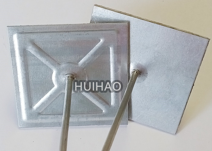 2-1/2" Galvanized Steel Rock Wool Insulation Stick Pins With Washers