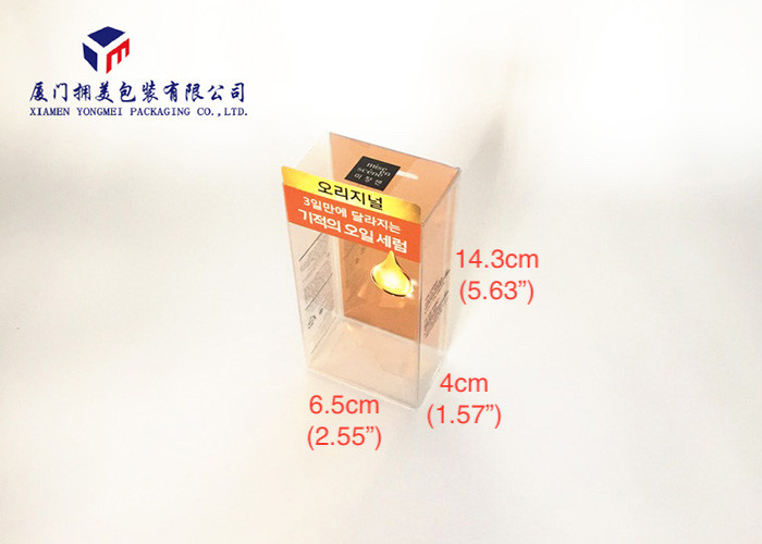 Super Clear PET Custom Printed Plastic Boxes Unique Design 6.5X4X14.3cm
