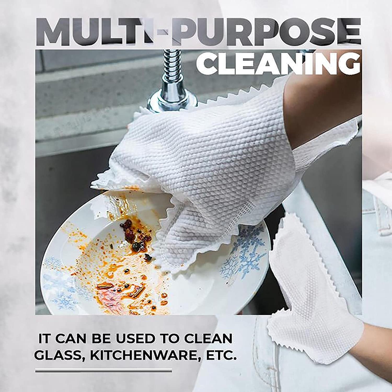 S&J Disposable Non-Woven Bamboo Fiber Electrostatic Dust Dust Gloves that Meet a variety of cleaning Tasks