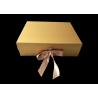 Buy cheap Golden Paper Folding Magnetic Packaging Gift Boxes Hard For Hair Wigs from wholesalers