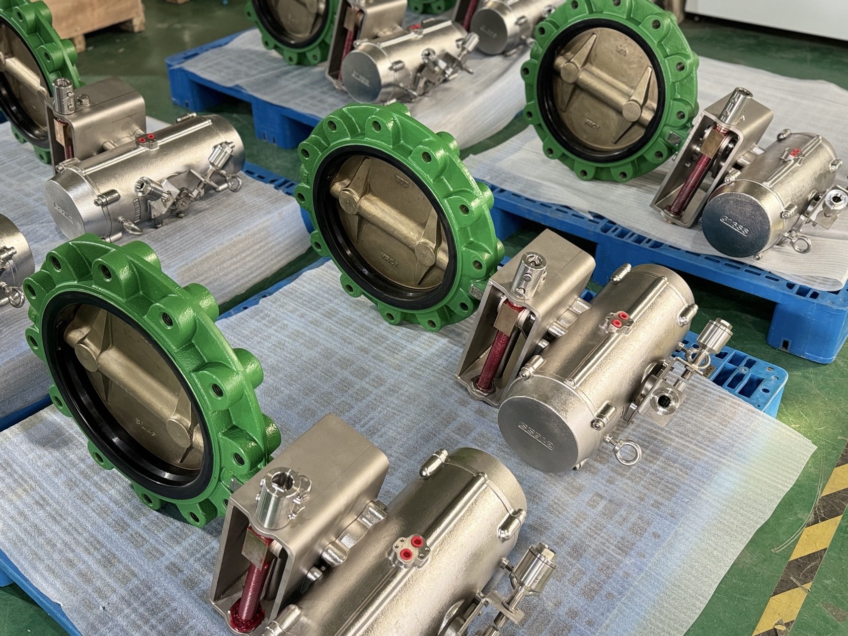 Marine Air Operated Butterfly Valve 316SS For Seawater Drilling Rig