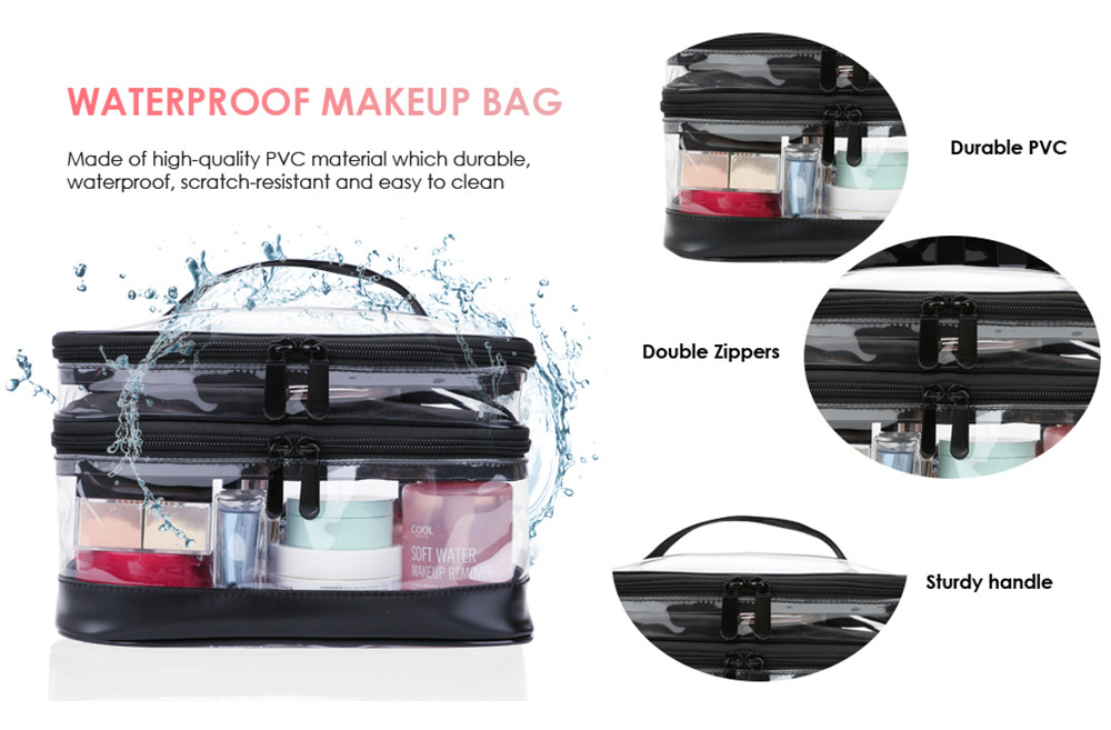 Multifunction PVC Waterproof Toiletry Bag For Travel