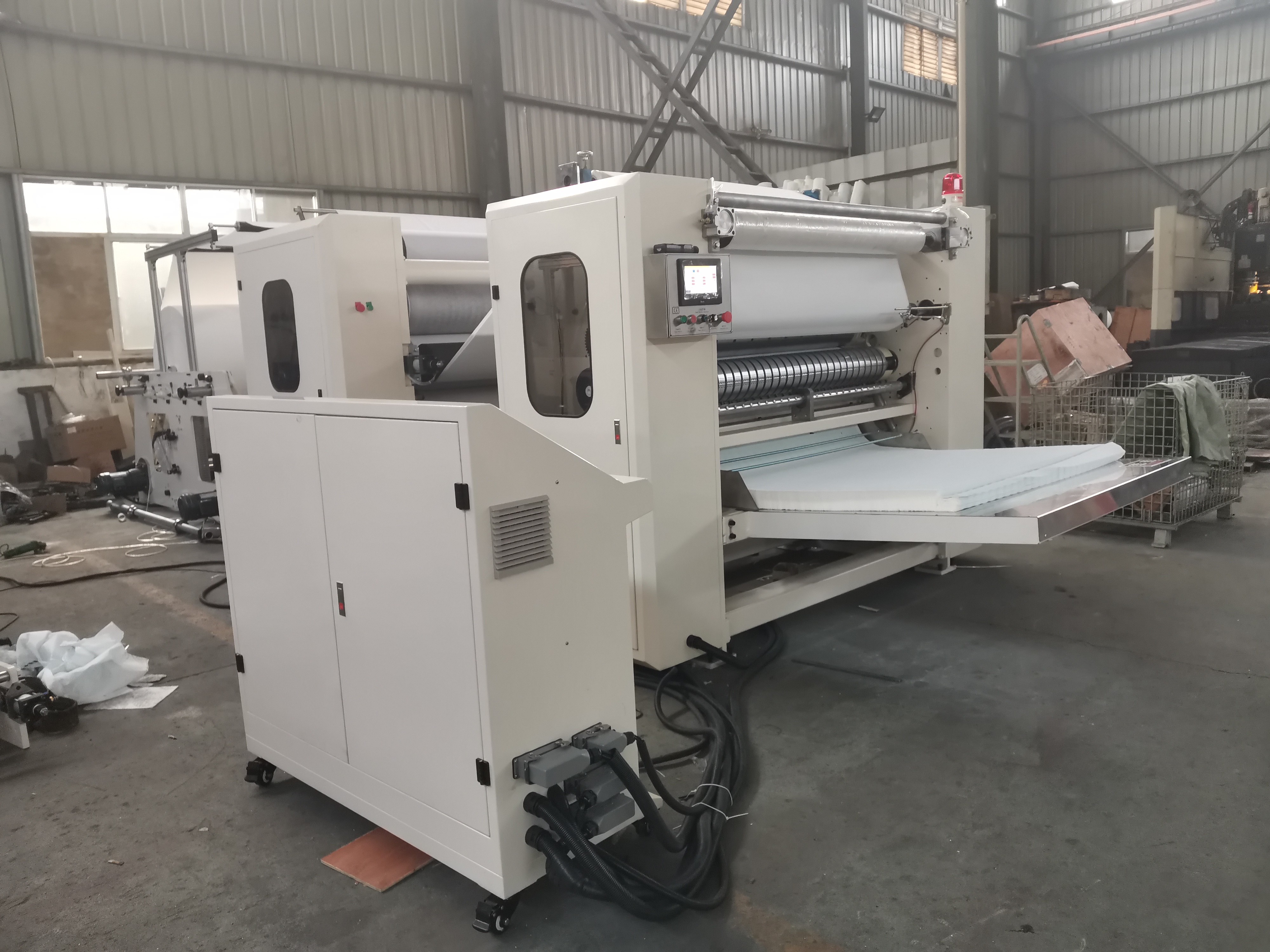 High Speed N Fold Hand Tissue Paper Laminated Towel Machine