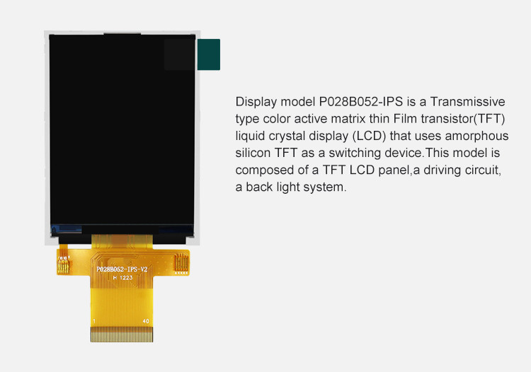 Polcd 4 Wire ST7789V IPS TFT LCD Display 2.8 Spi Tft Module 240X320 Pixels
