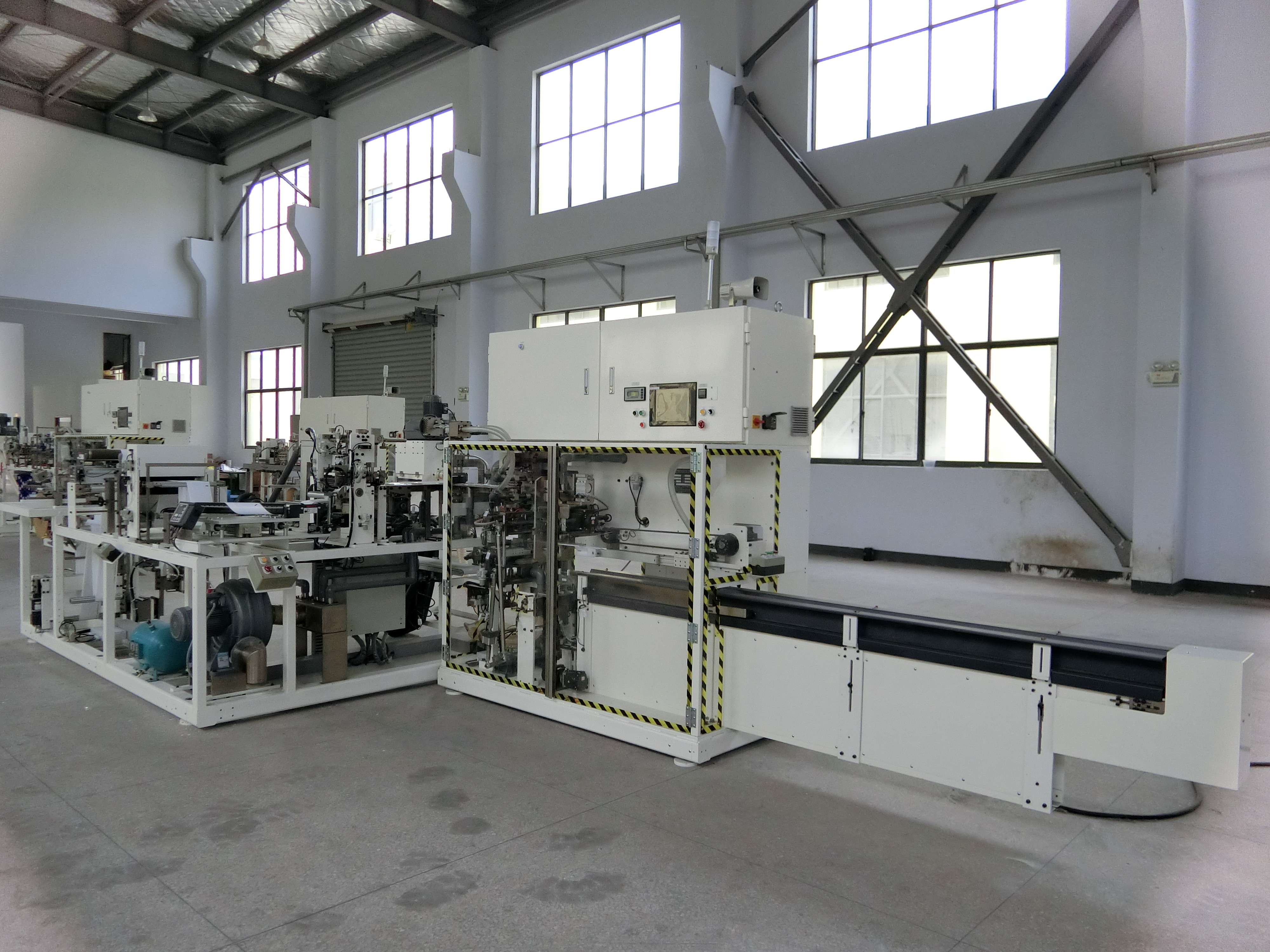 25KW Tri Folded Pads 65ppm Sanitary Napkin Packing Machine