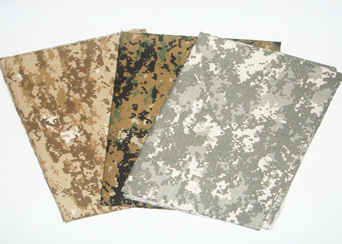 Thin Summer Polyester Camouflage Cloth Printed Uniform