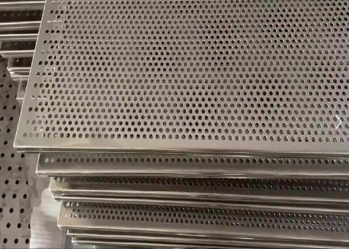 Precision Perforated Metal Mesh Laser Cut Holes Stainless Steel Custom Sizes Patterns