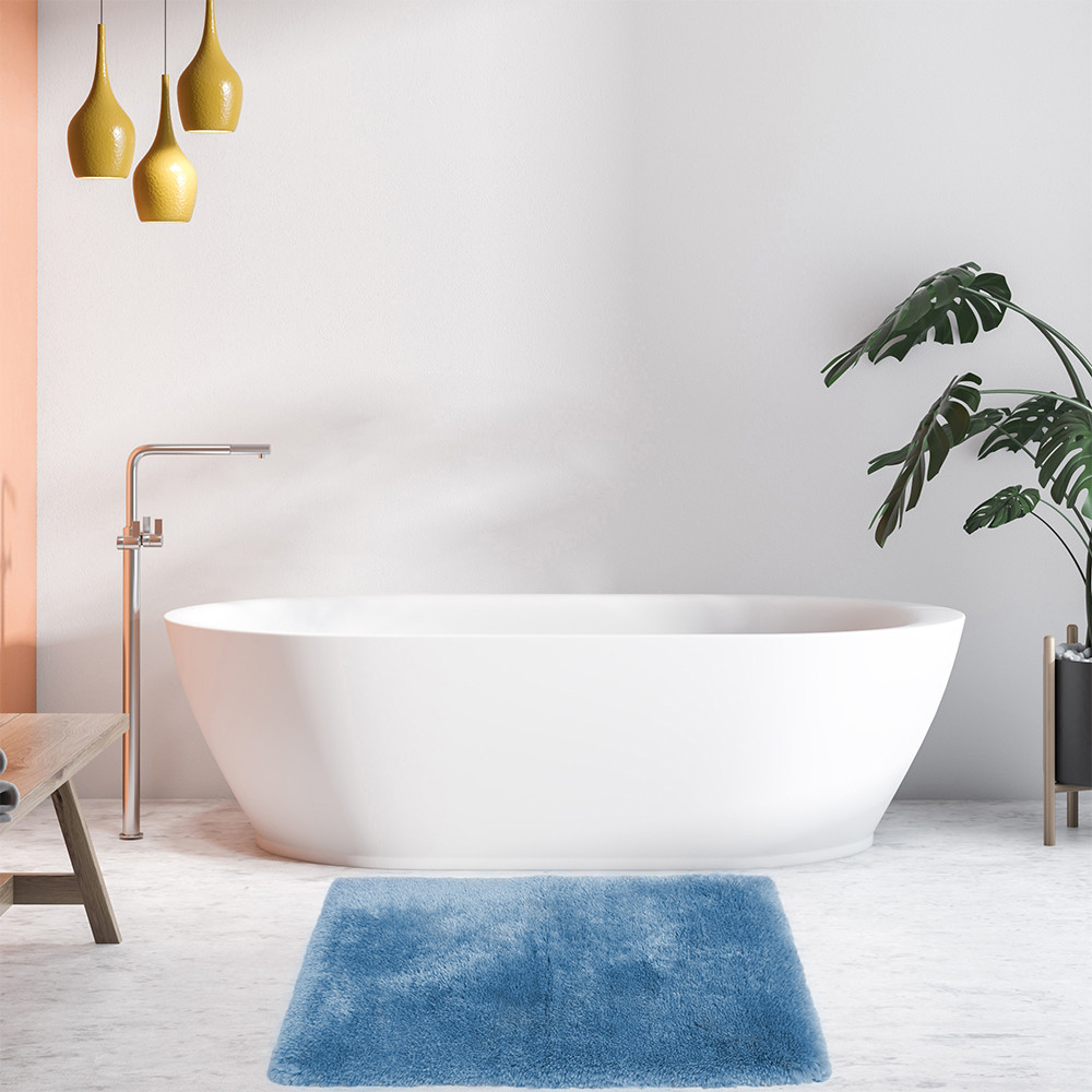 BSCI bedroom Polyester Extra Softness Tufted Bath Mat Runner Rug