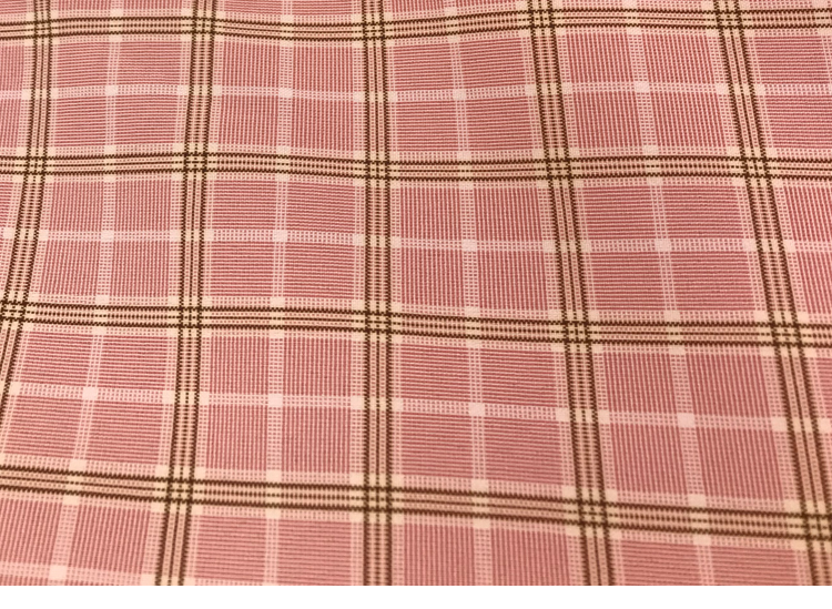 95% Polyester 5% Spandex Madras Plaid Fabric 165gsm Gingham Curtain Fabric