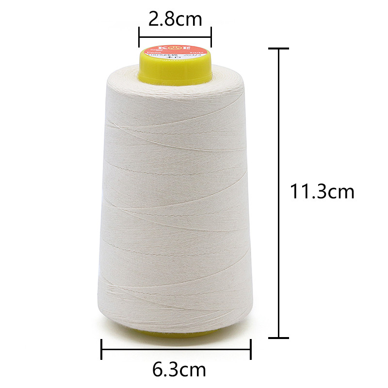 Long Staple Cotton 20S/3 Tex90 TKT30 100% Cotton Sewing Thread for Textile Projects