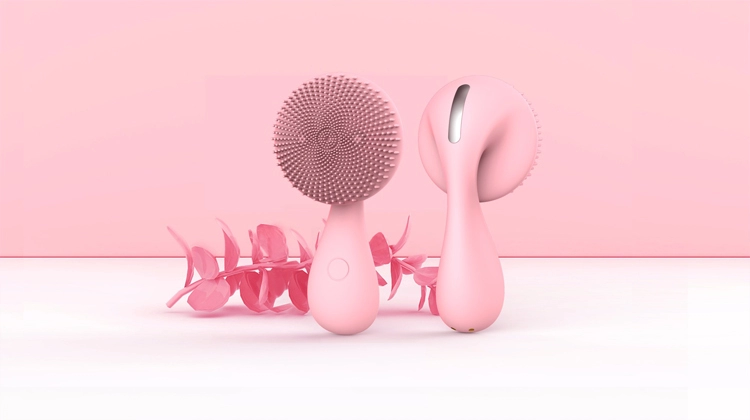 8000rmp/Min Facial Cleansing Device With Silicone Brush