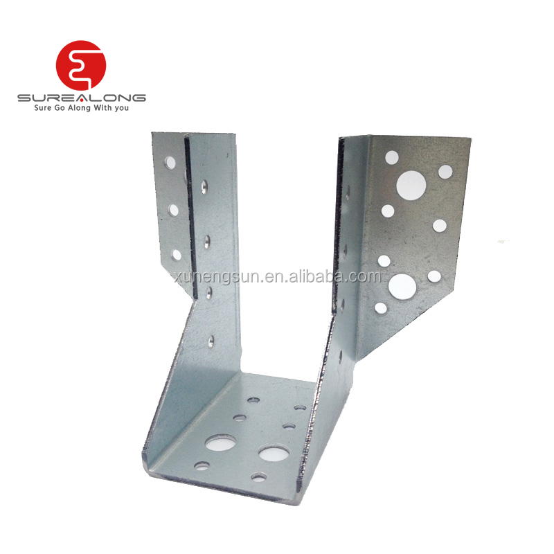 Top Choice Roof Joist Hanger for CNC Stamping Equipment Black Steel Wood Connectors