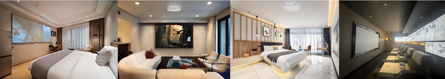 1200 Lighting Brightness 3000lx Smart Laser Projector, PST Ceiling Projector Lamp Living room/bedroom/hotel/homestay/foot bath/etc.