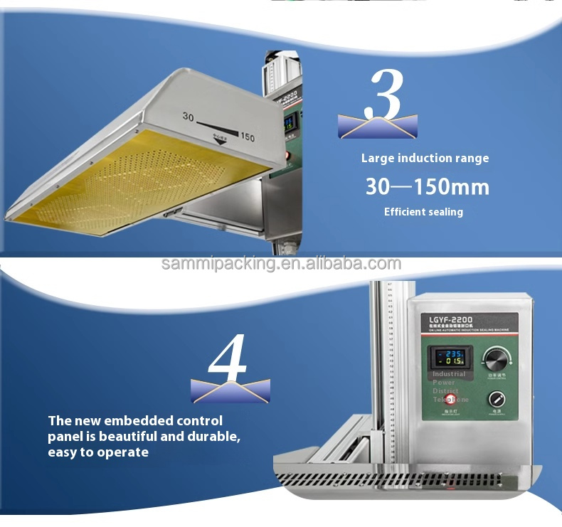 Continuous Electromagnetic Induction Sealer For PET Bottle Caps And Aluminium Foil