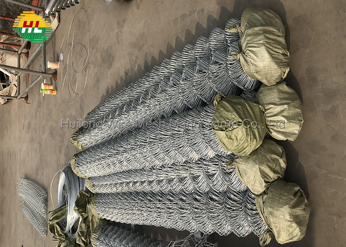 9.8 Ft High 60 X 60 Mesh 9 Gauga Galvanized Chain Link Fence