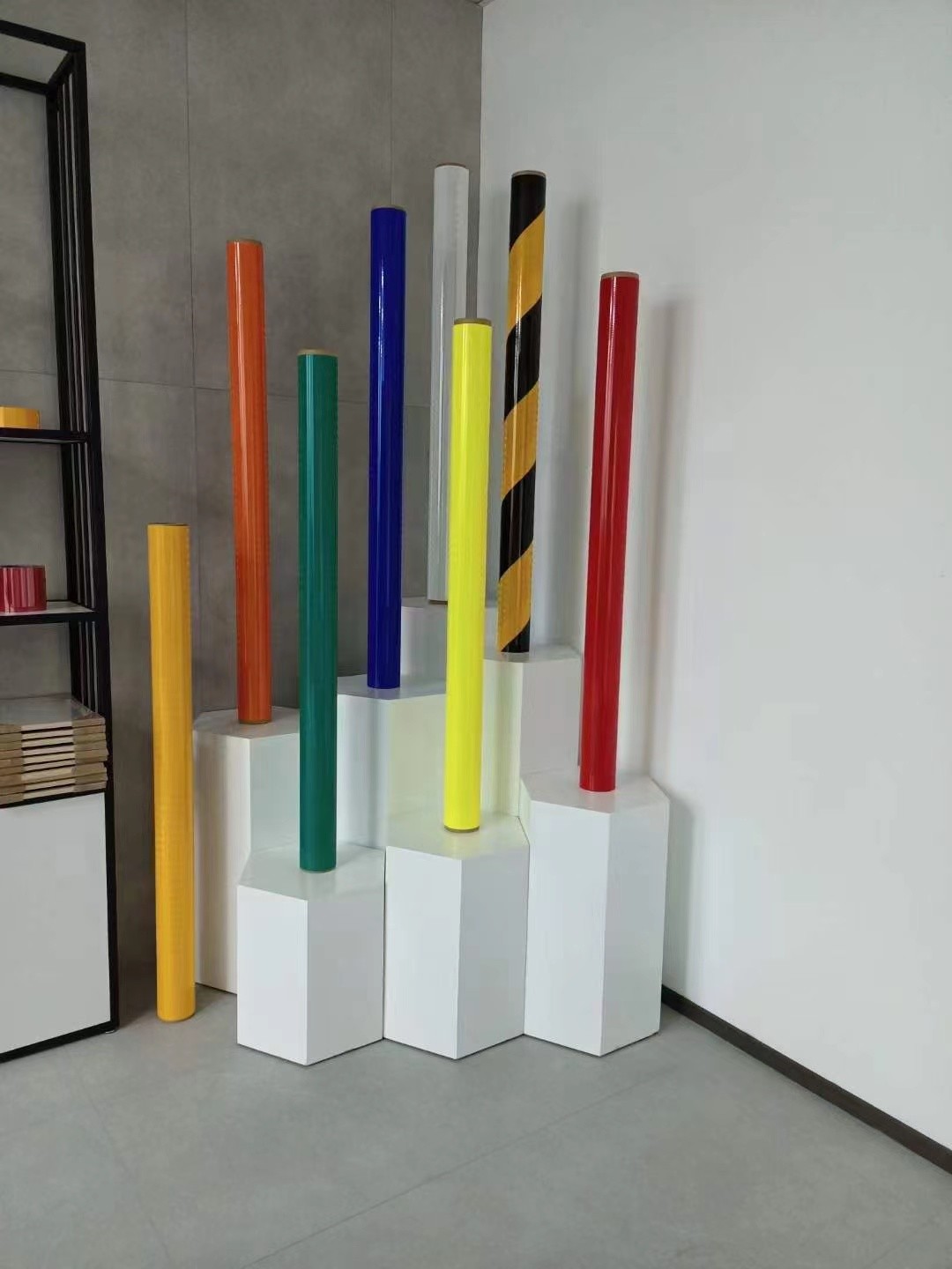 PMMA Acrylic Screen Printing Prismatic Reflective Sheeting Vinyl For Road Traffic Signs