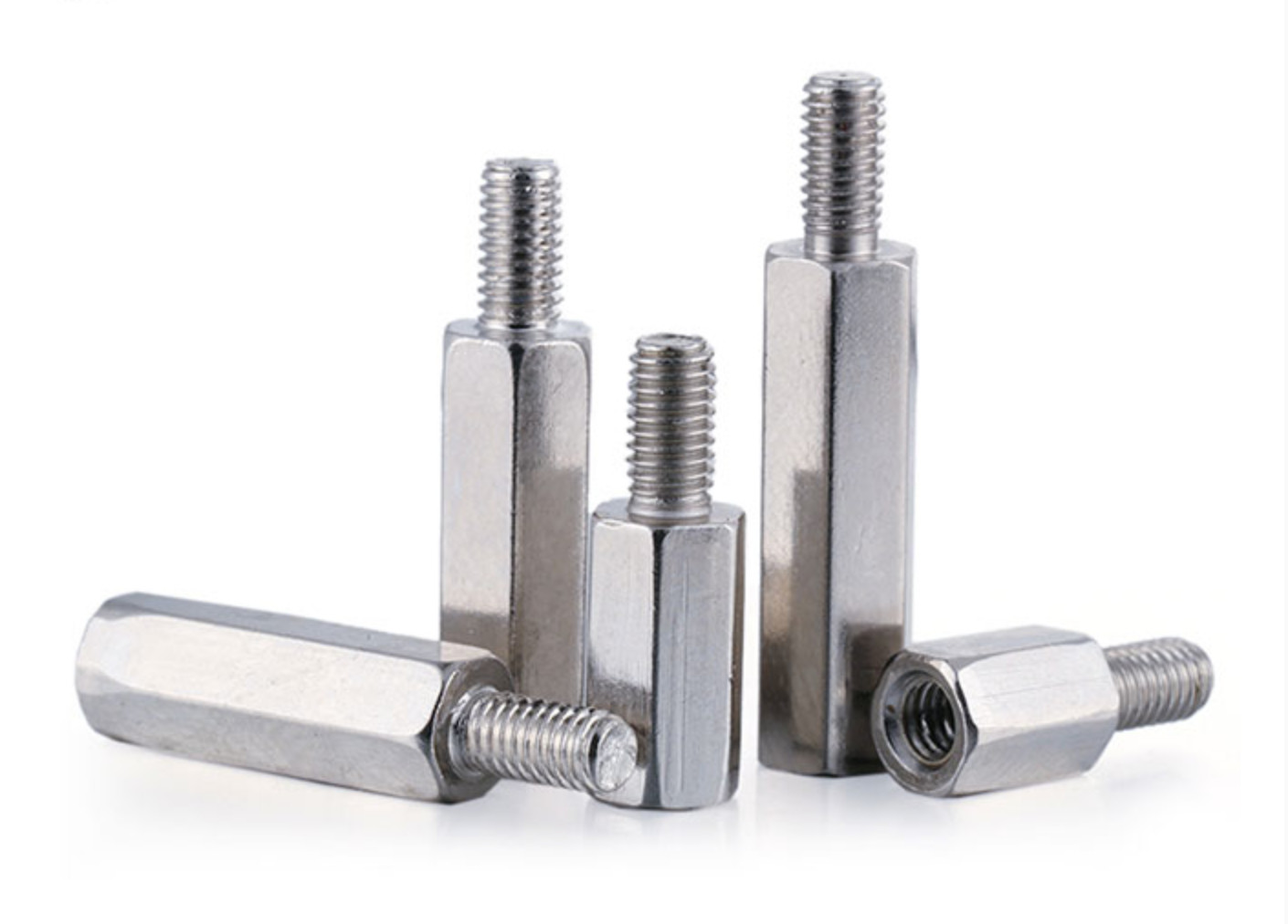 Stainless Steel Tubular Rivet Male - Female Threaded Hex Standoffs Steel Connection Rivet Screw