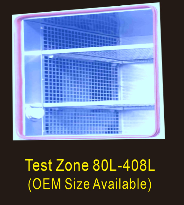 80L To 408L Thermal Shock Test Chamber IE31A Condenser -55°C- 150°C Temperature Range