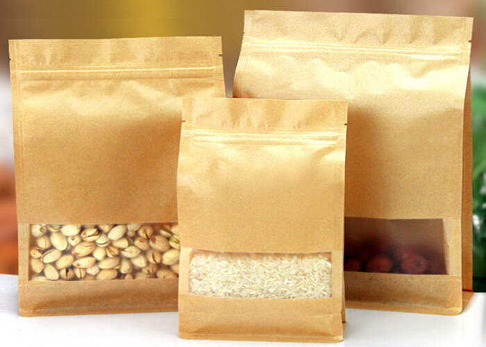 Gravure Printing 6 Oz Plastic Pouch Packaging With Zipper Customized Logo