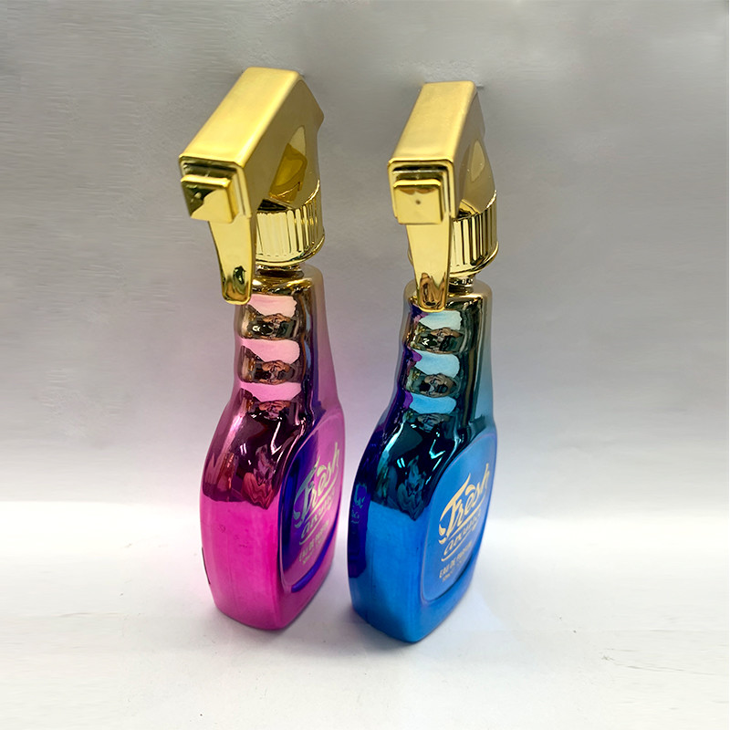 50ml Sprayer Luxury Perfume Bottles Shinny Electroplating Surface
