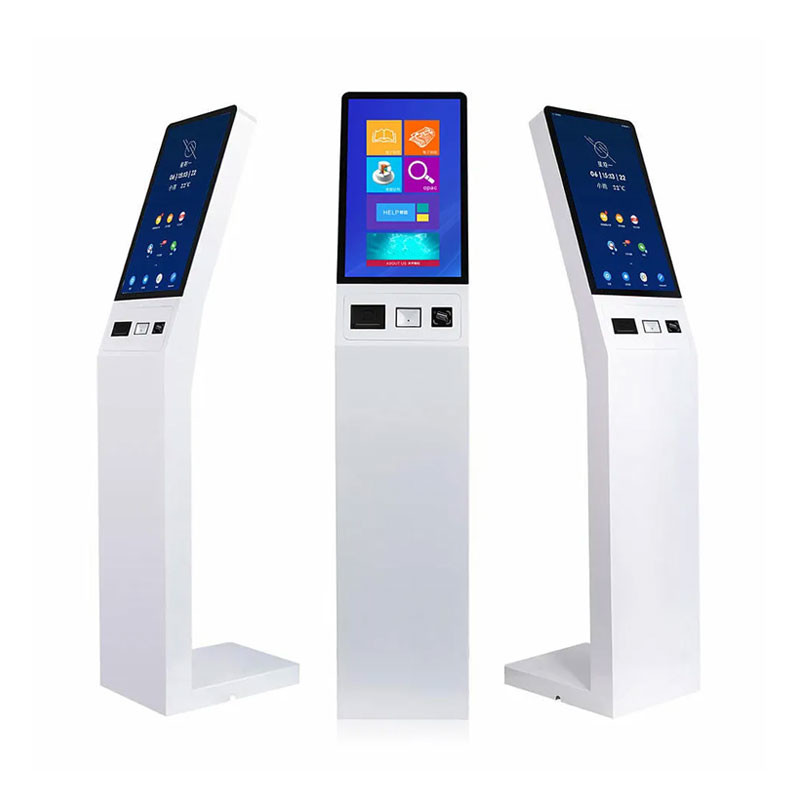 18.5 inch touchscreen self service ticket kiosk win10 windows intel i3 4+128GB payment kiosk small pos kiosk machine