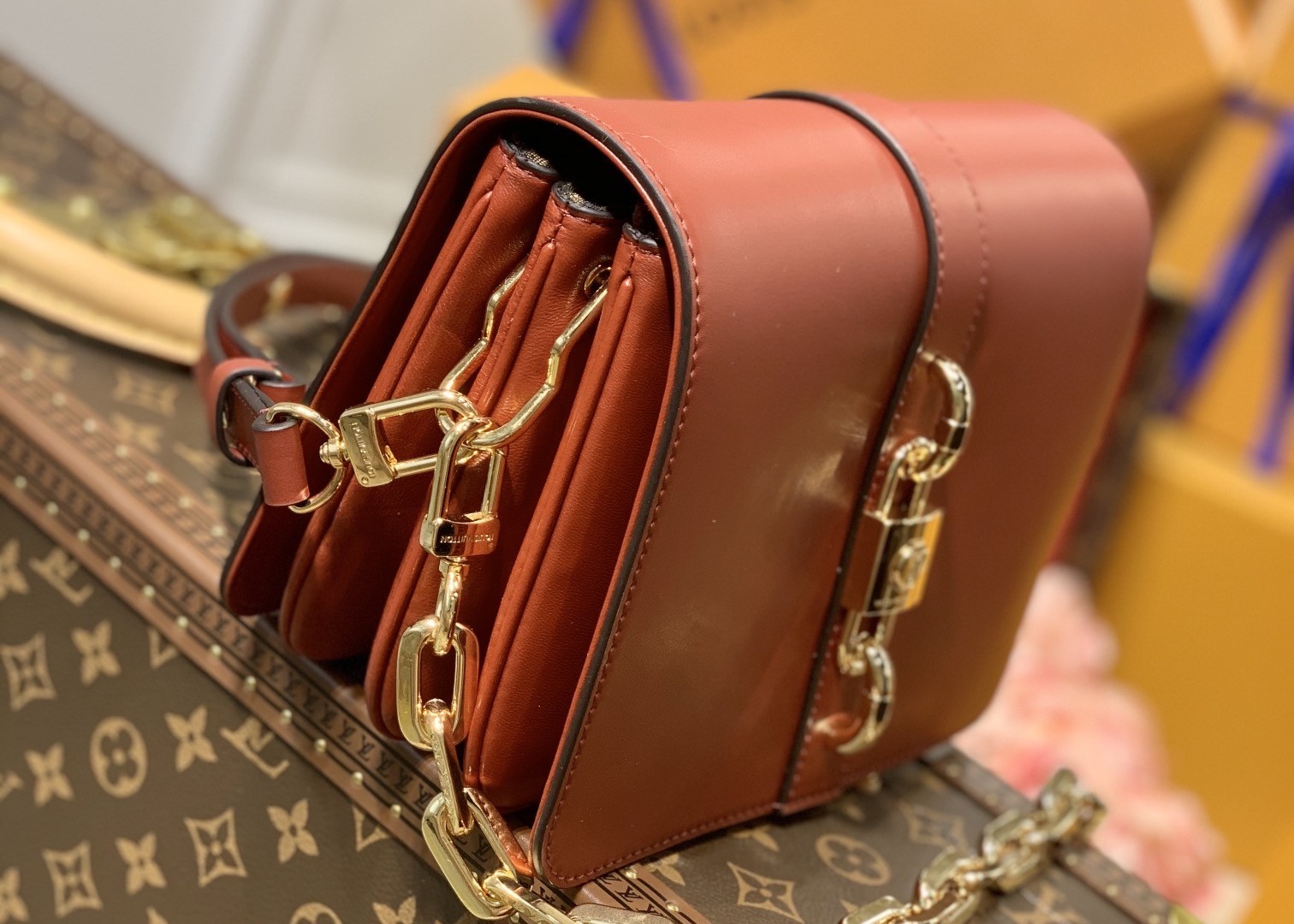 Khaki Luxury Cross Body Bag