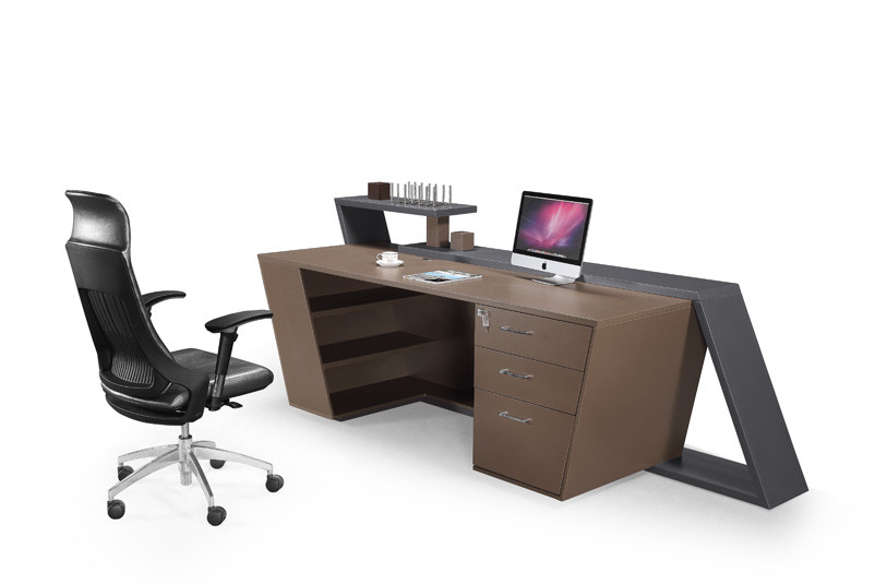 Business Exhibition Reception Desk Furniture , Wood Reception Desk OEM / ODM