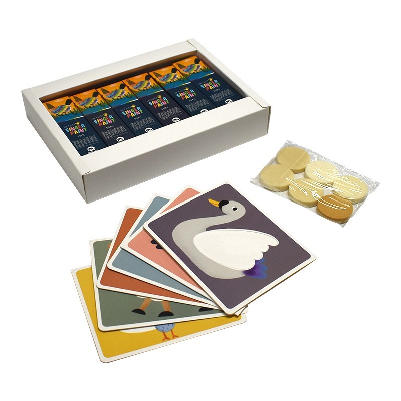 Creative Finger Painting Set Safe Non Toxic Natural Pigment Kids Drawing Gift Toy Set