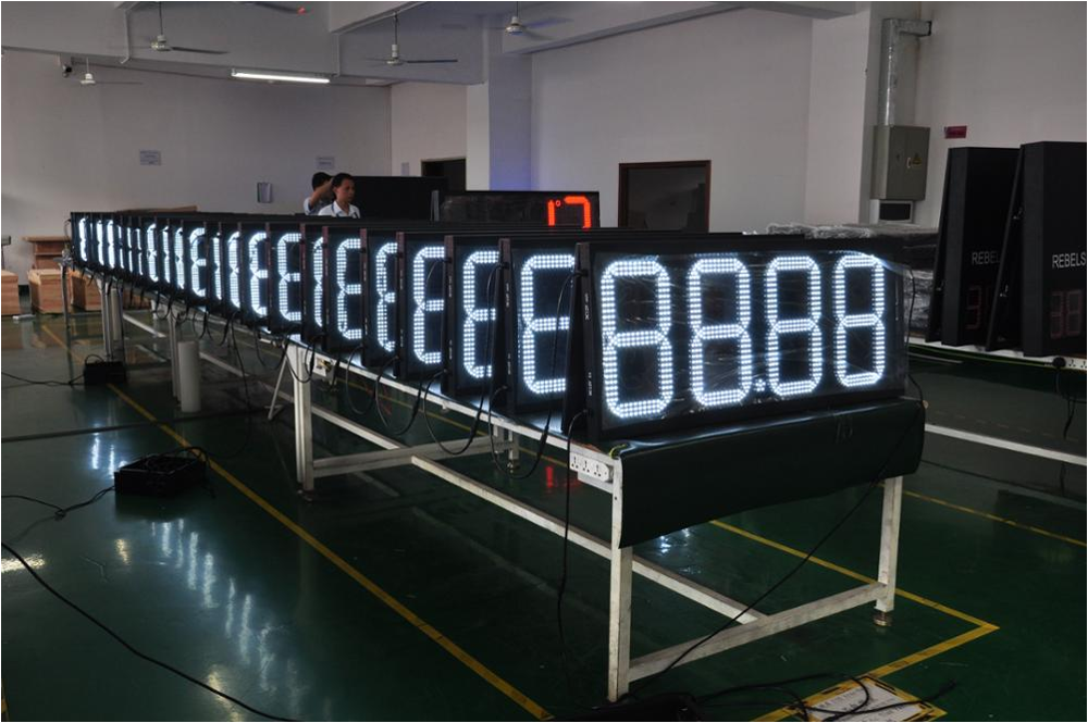 7 Segment Display Board Module Panel Numeric Board For Gas Stations Display Epistar Chip