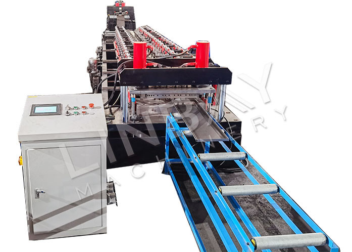 Galvanized Steel Panel Pallet Rack Roll Forming Machine 0.8mm Step Beam