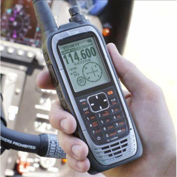 Hot Selling ICOM IC A25N VHF Air Band Transceiver Aviation Handheld Radio with 118~137MHz Frequency and IPX5 Water Resistance