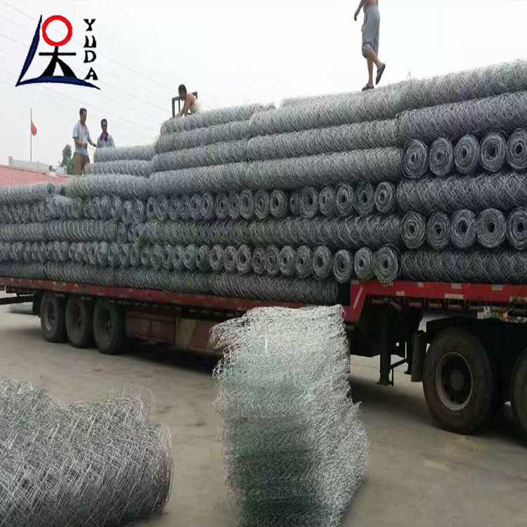 Stainless Steel Gabion Box Hexagonal Twist Woven Wire Mesh Gabion