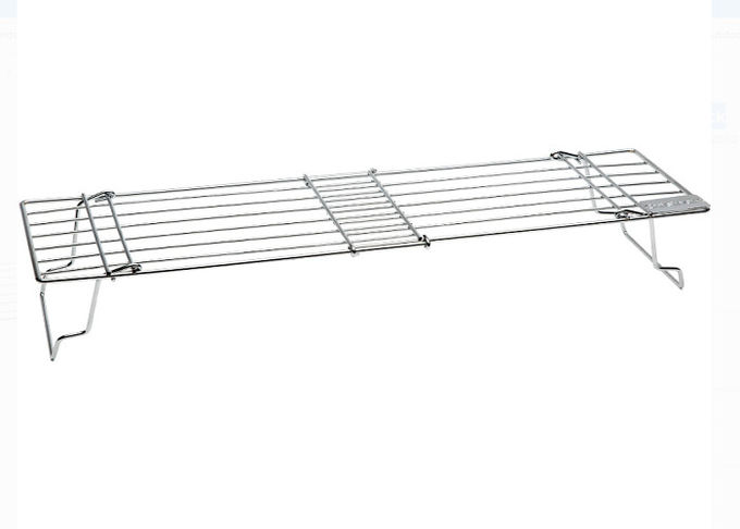 Customized 450mm Diameter Grill Tray Rack Elevated Rectangular