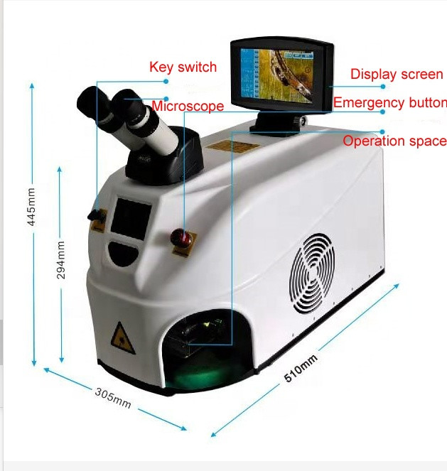 CE Approved Jewellery Laser Welding Machine 80w With Single Lamp