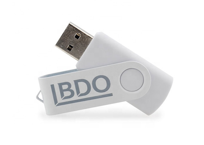 Swivel Gift USB Flash Drive 2GB 4GB 8GB Logo Custom Printing Plastic Case Gift OTG