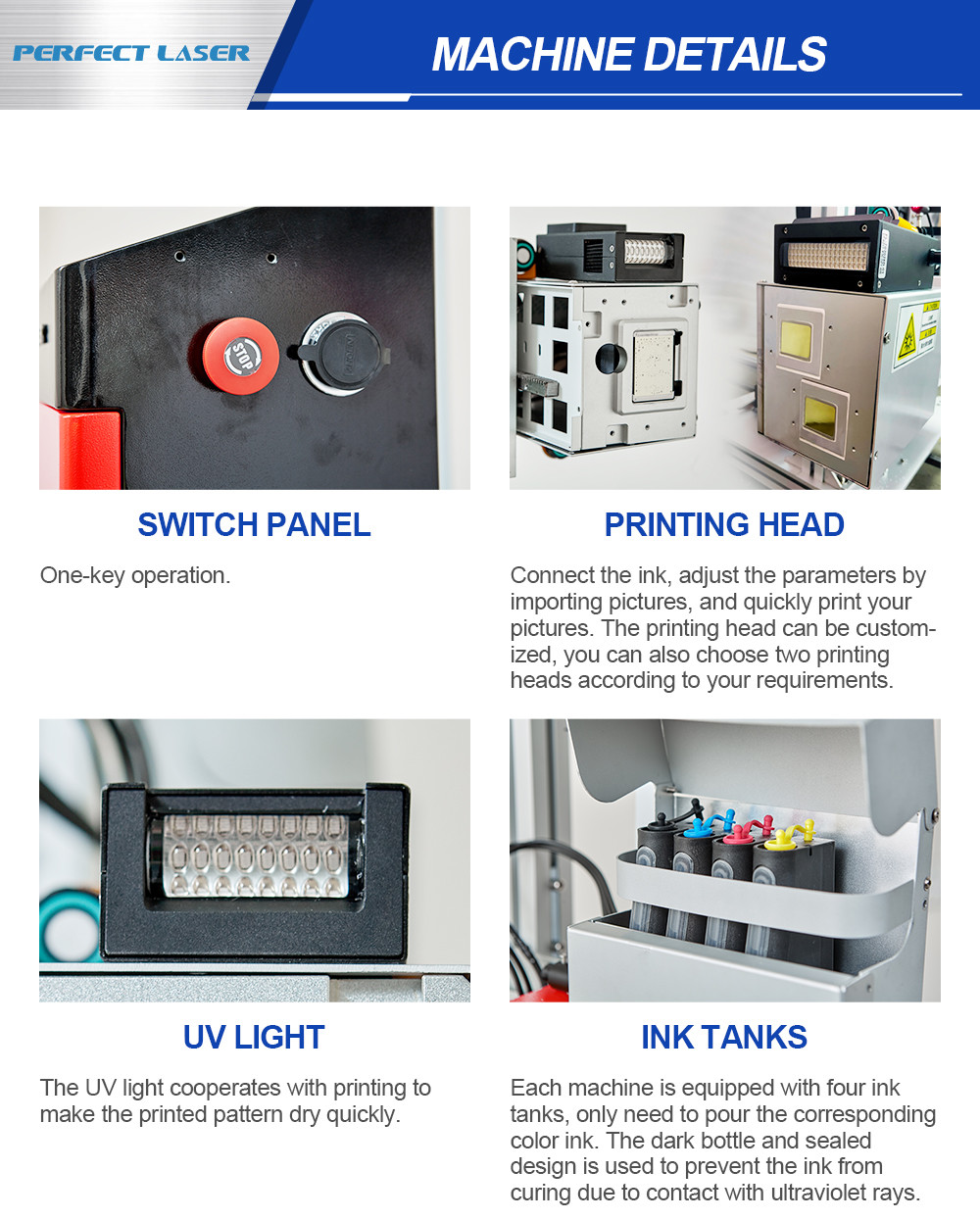 Vertical Type Direct to Wall UV Printer Machine Price for Ceramic Tile / Wooden Board / Glass Painting