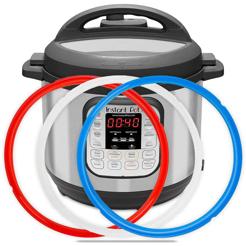 Silicone Rubber Gasket Sealing Ring for 3L/4L/5L/6L Electric Pressure Cooker White